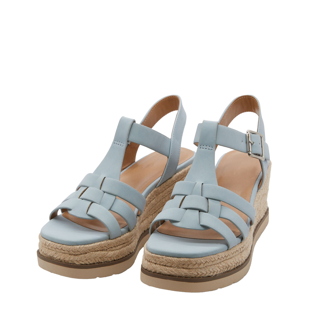 Women's Caged Espadrille Sandal with Adjustable Ankle Strap