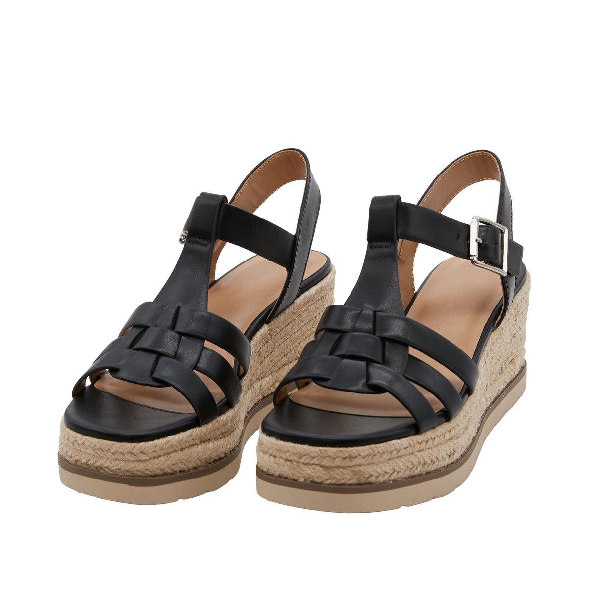 Women's Caged Espadrille Sandal with Adjustable Ankle Strap