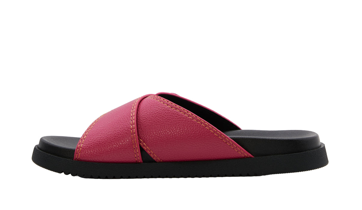 Women's Cross Buckled Casual Slides