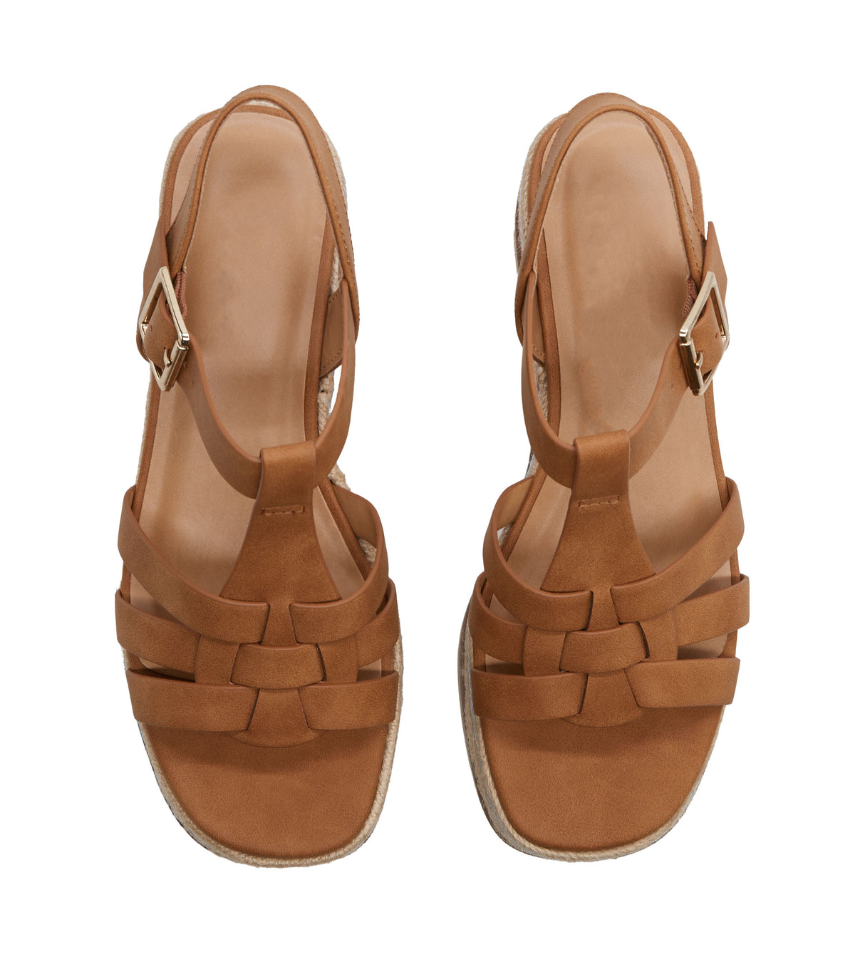 Women's Caged Espadrille Sandal with Adjustable Ankle Strap