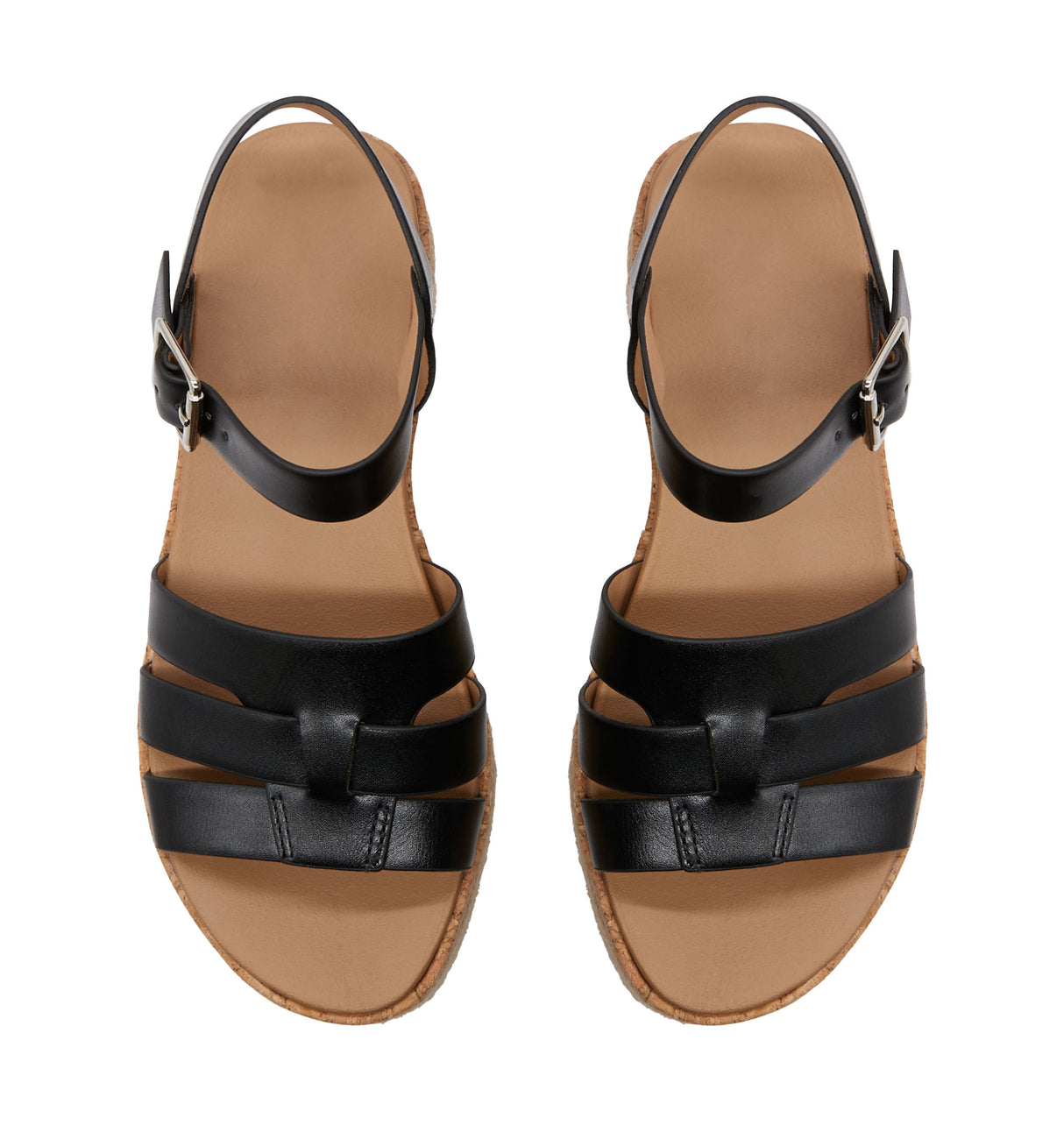 Women's Strappy Platform Sandal with Adjustable Ankle Strap