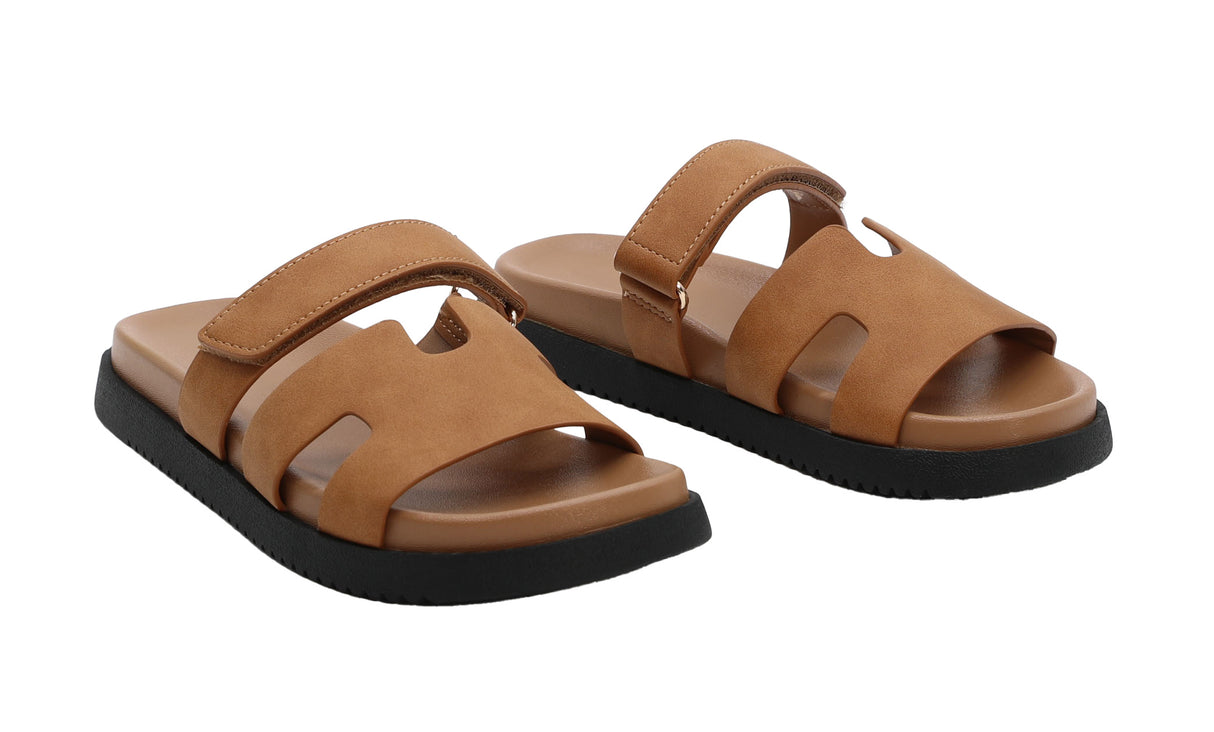 Casual Slide Sandal with adjustable strap