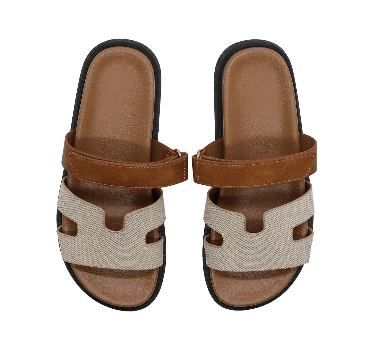 Casual Slide Sandal with adjustable strap