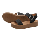 Women's Casual Buckled Ankle Strap Sandal