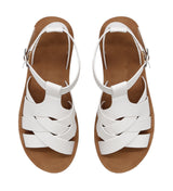 Women's Strappy Caged Sandals with Adjustable Strap
