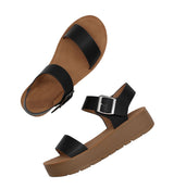 Women's Casual Buckled Ankle Strap Sandal